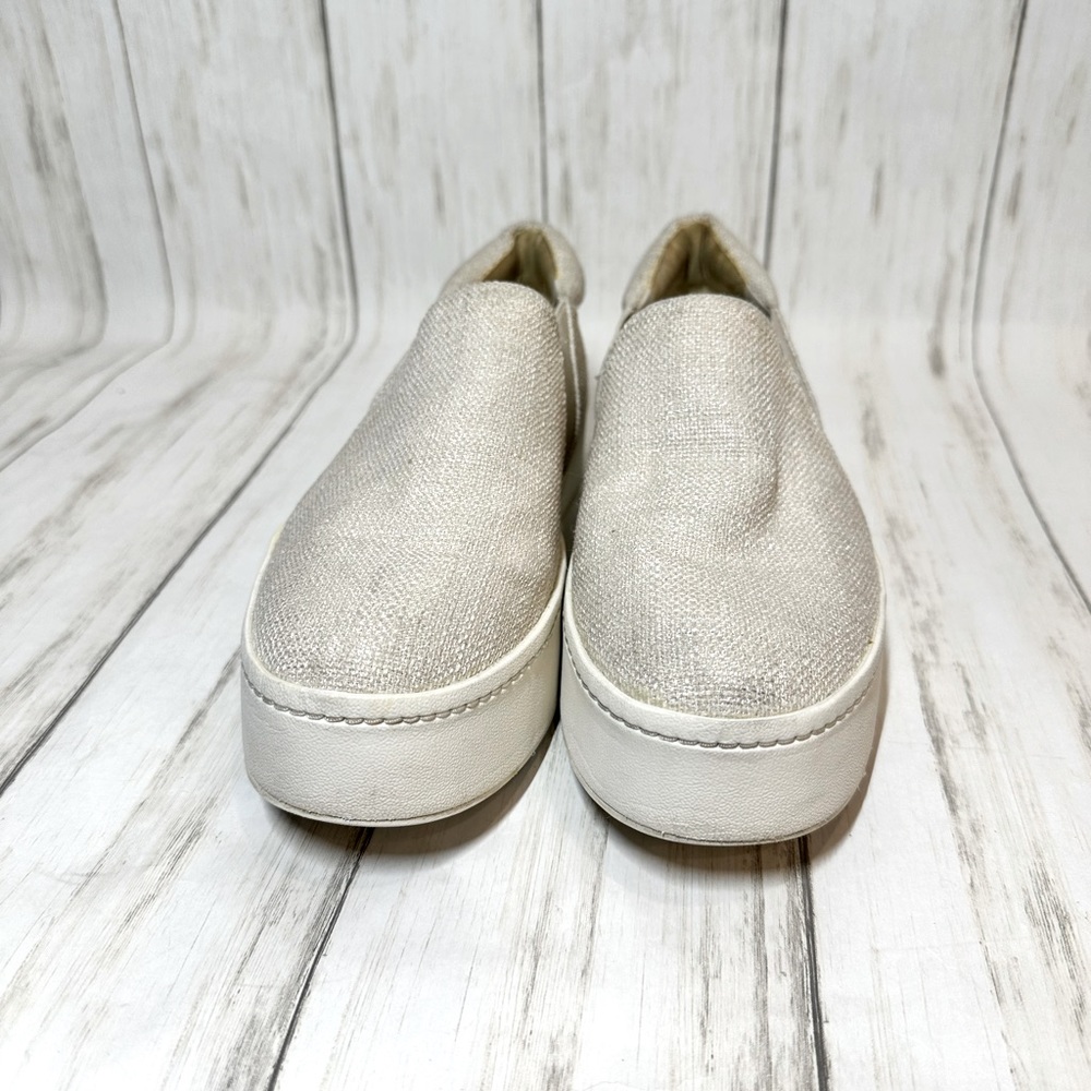 Vince warren beige platform sneakers size 7.5 - Picture 3 of 7